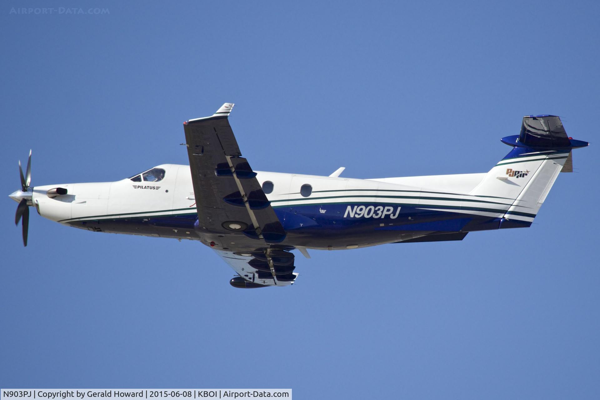 N903PJ, 1999 Pilatus PC-12/45 C/N 273, Departing RWY 10R.