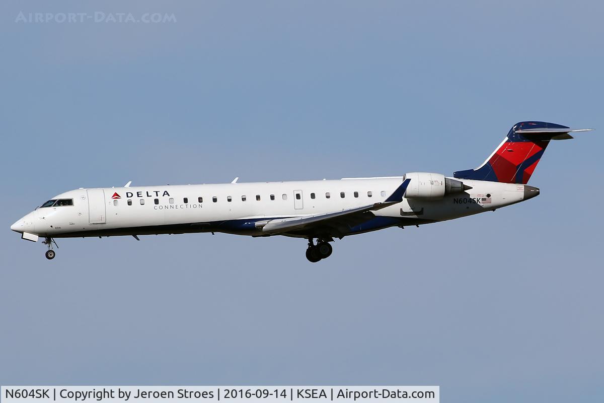 N604SK, 2006 Bombardier CRJ-702 (CL-600-2C10) Regional Jet C/N 10249, KSEA