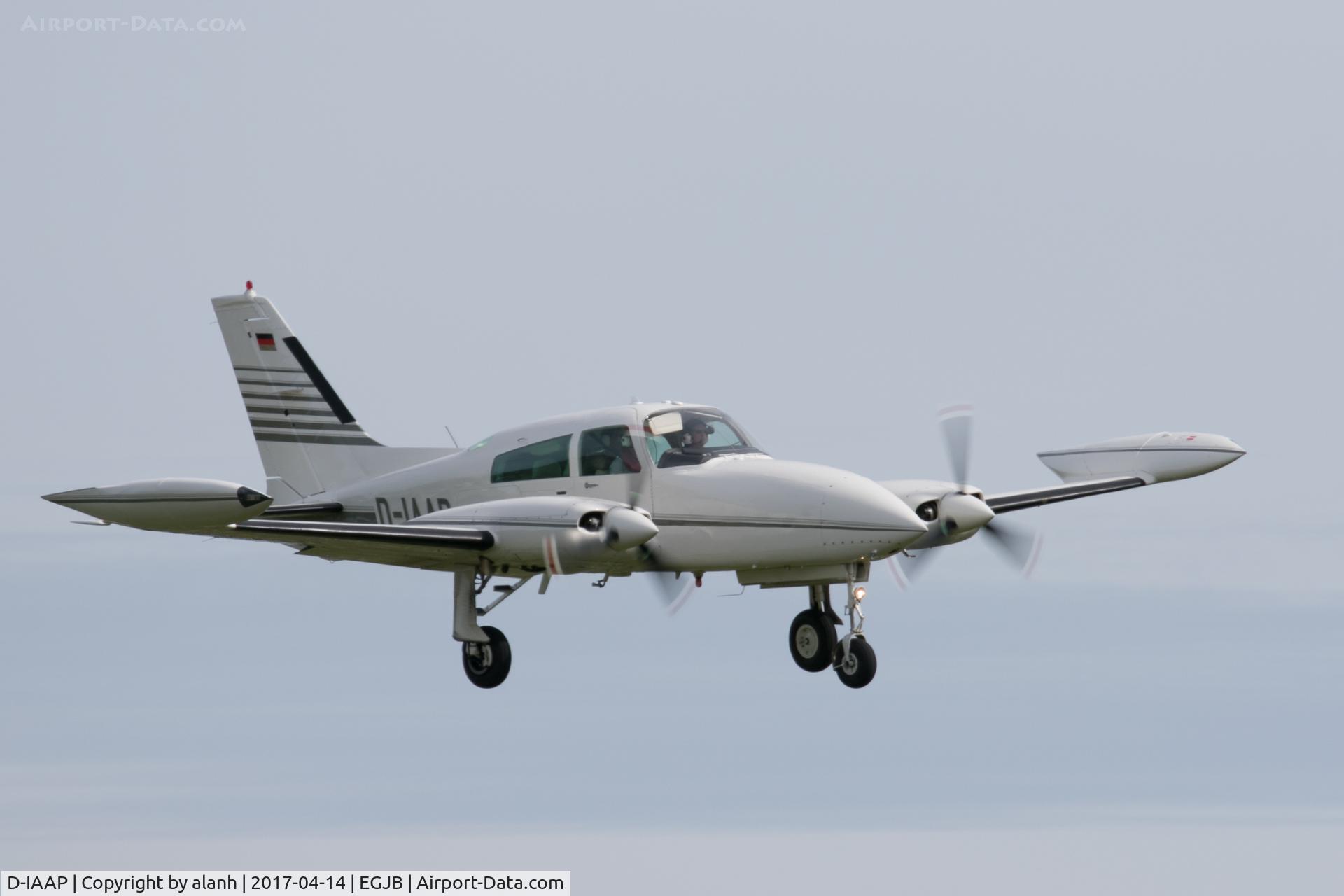 D-IAAP, 1978 Cessna T310R C/N 310R-1348, Landing at Guernsey