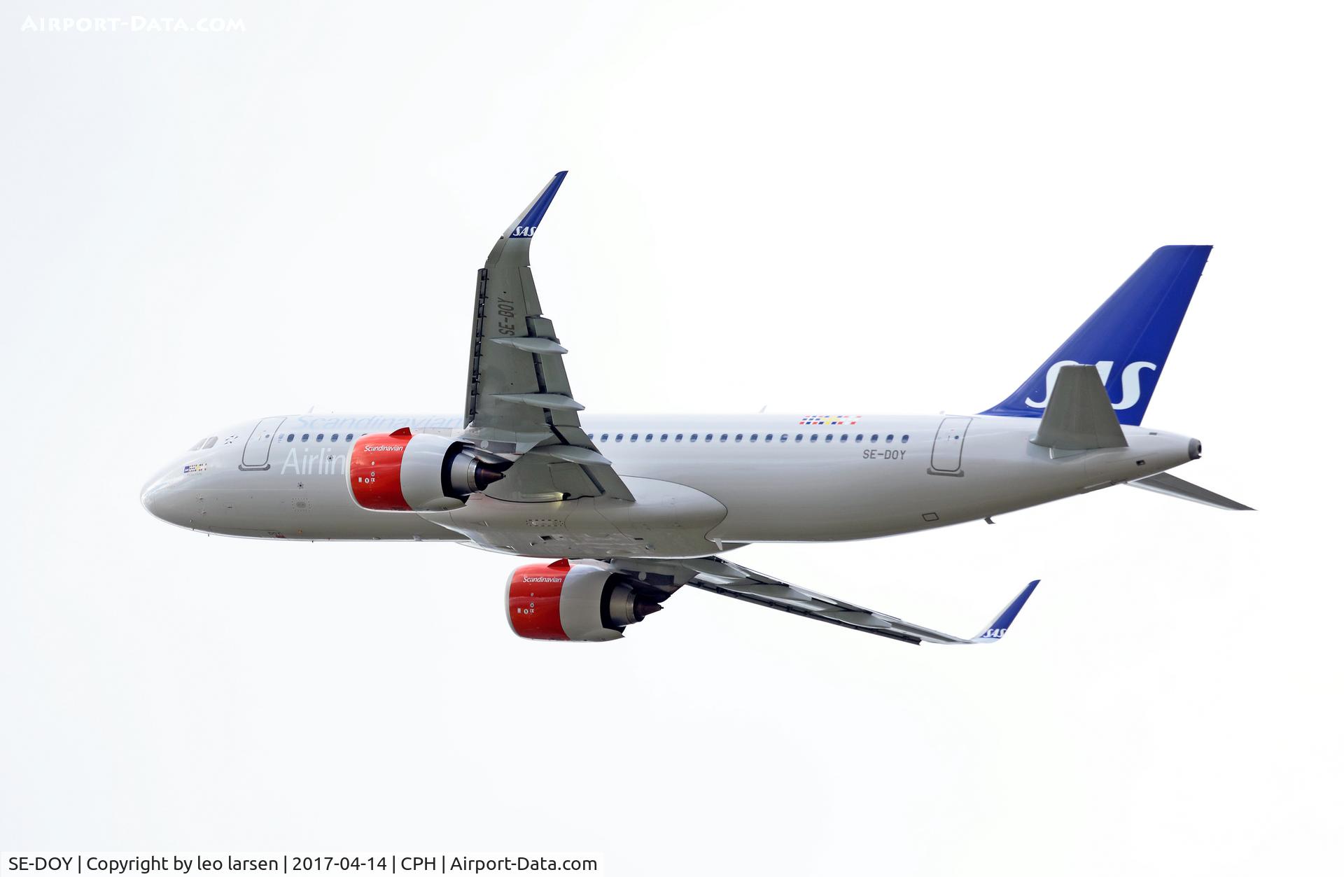 SE-DOY, 2017 Arbus A320-251N C/N 7499, Copenhagen 14.4.2017 