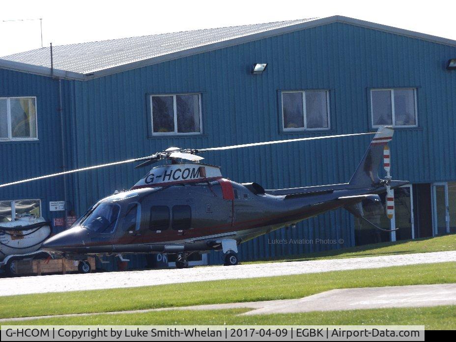 G-HCOM, 2015 AgustaWestland AW-109SP GrandNew C/N 22336, Parked outside Sloane Helicopters, Sywell.