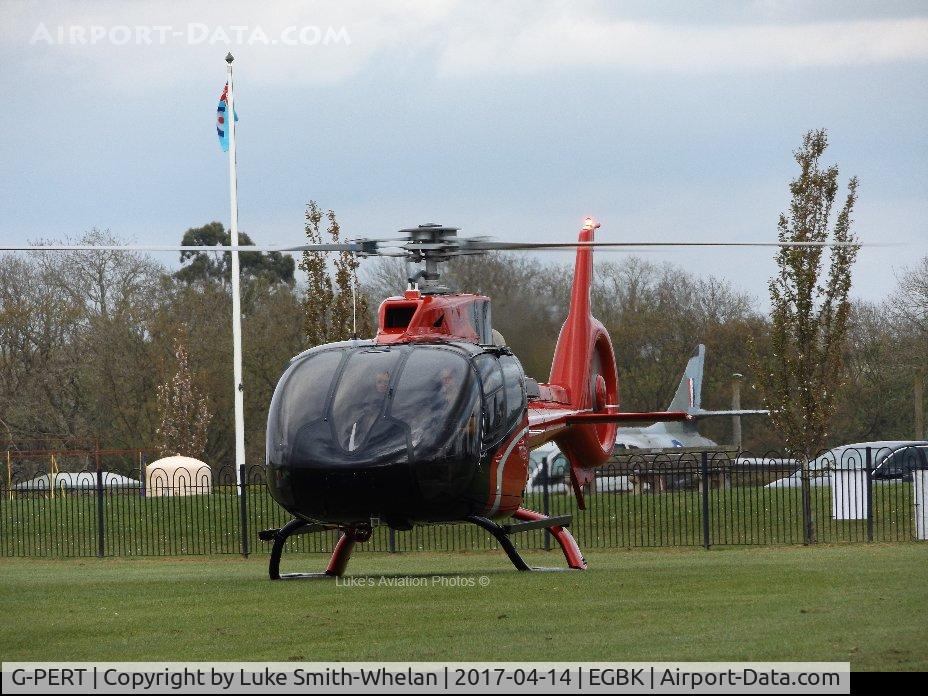 G-PERT, 2015 Airbus Helicopters EC-130T-2 C/N 8098, Parked up at Sywell Aerodrome.