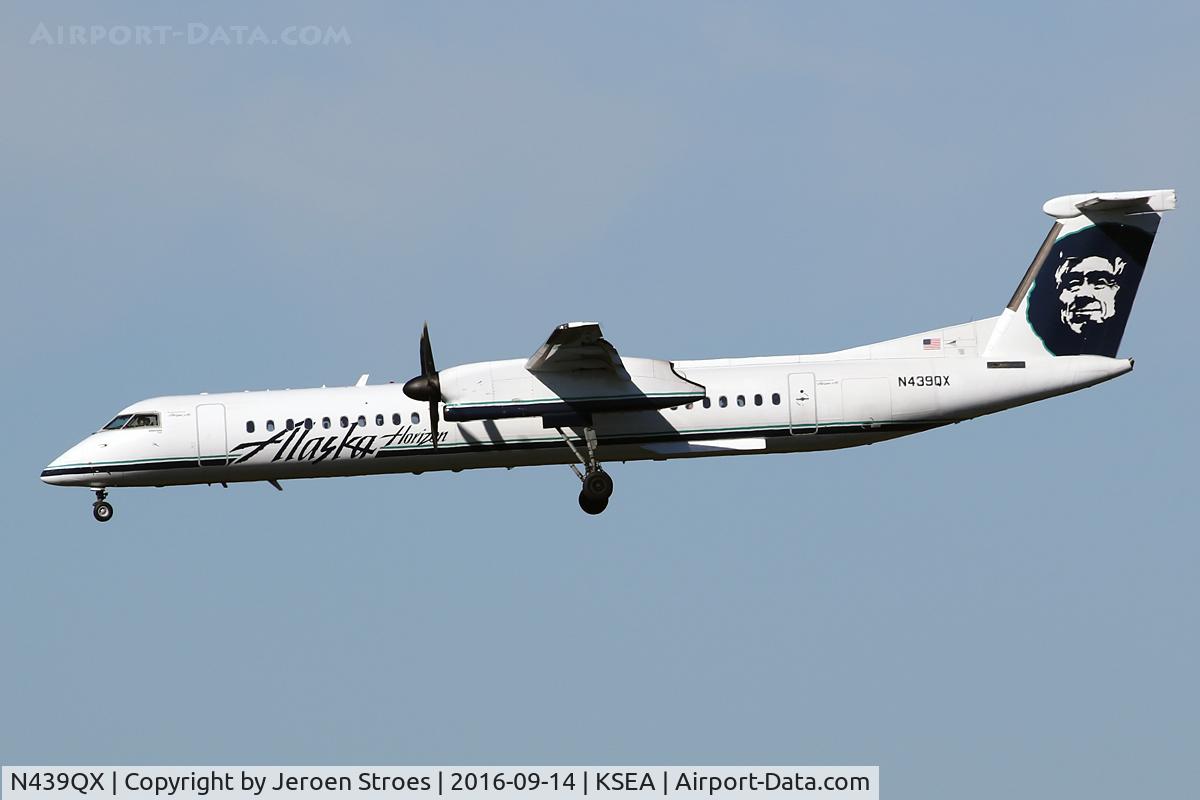 N439QX, 2009 De Havilland Canada DHC-8-402 Dash 8 C/N 4246, lesser green than some years earlier