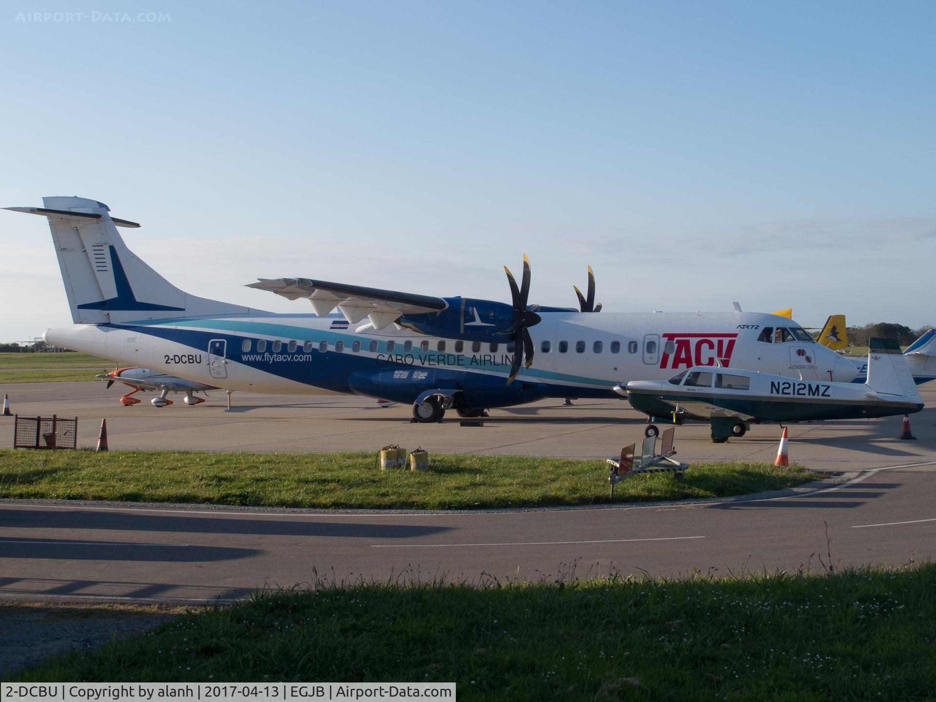 2-DCBU, 2007 ATR 72-500 (72-212A) C/N 755, Parked at Guernsey