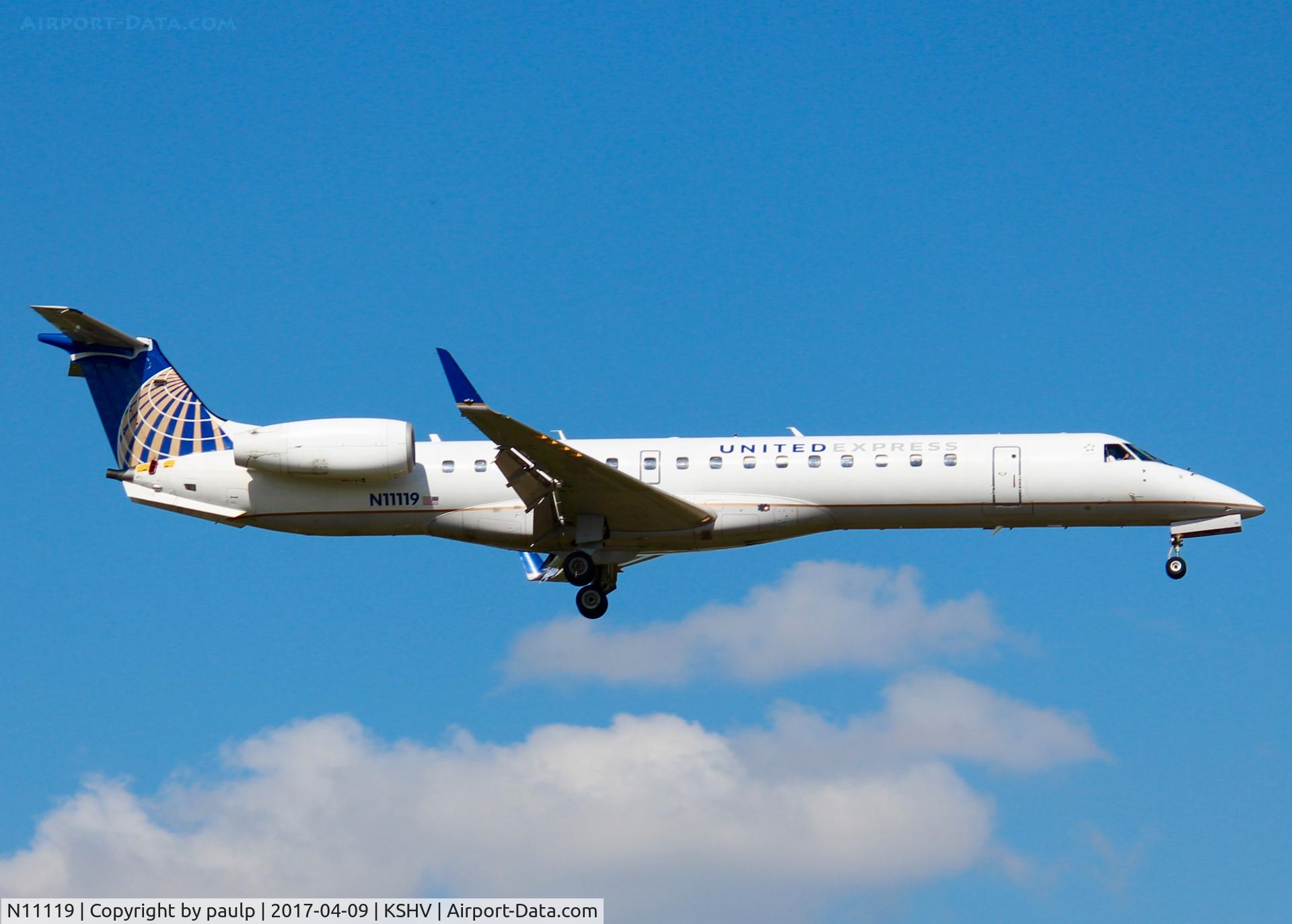 N11119, 2002 Embraer ERJ-145XR (EMB-145XR) C/N 145677, At Shreveport Regional.