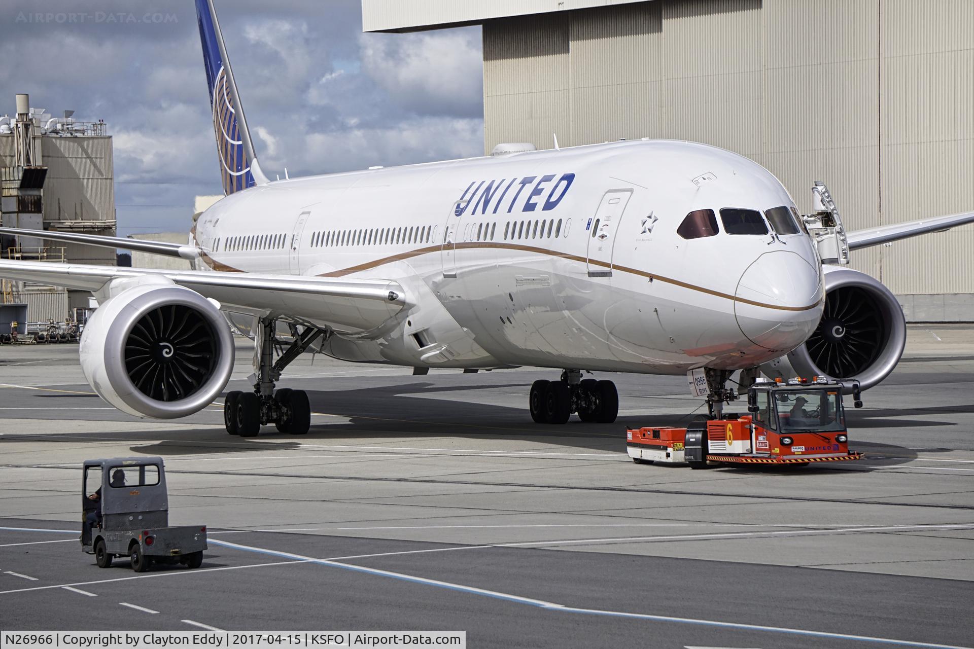 N26966, 2016 Boeing 787-9 Dreamliner C/N 60143, SFO 2017