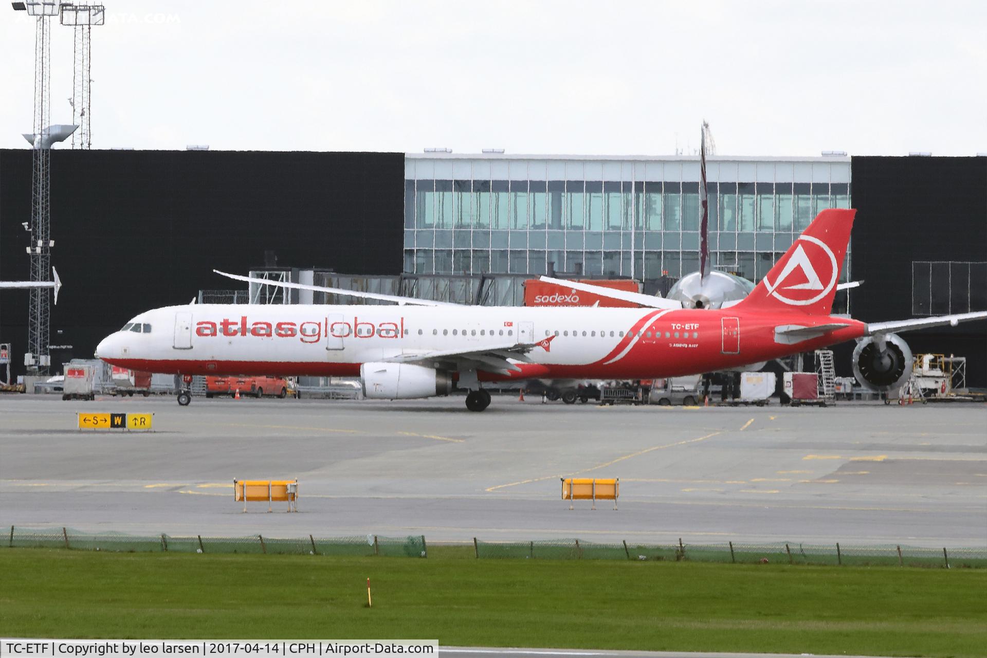 TC-ETF, 2001 Airbus A321-231 C/N 1438, Copenhagen 14.4.2017