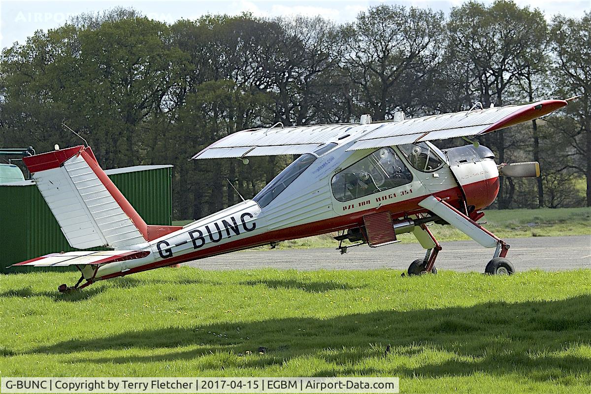 G-BUNC, 1979 PZL-Okecie PZL-104 Wilga 35A C/N 129444, At Tatenhill , Staffordshire