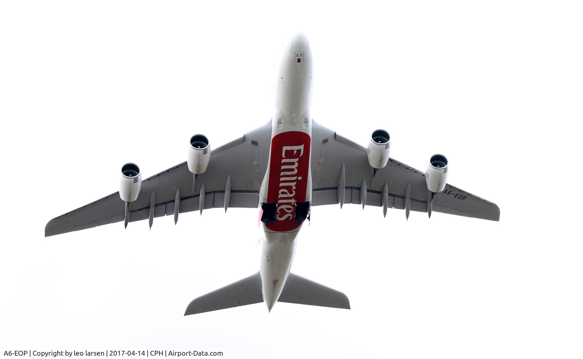 A6-EOP, 2015 Airbus A380-861 C/N 200, Copenhagen 14.4.2017