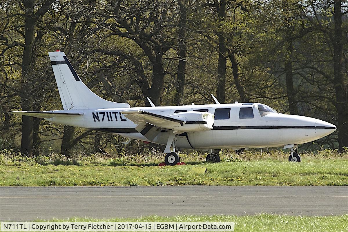 N711TL, 1984 Piper PA-60-700P Aerostar C/N 60-8423017, At Tatenhill , Staffordshire