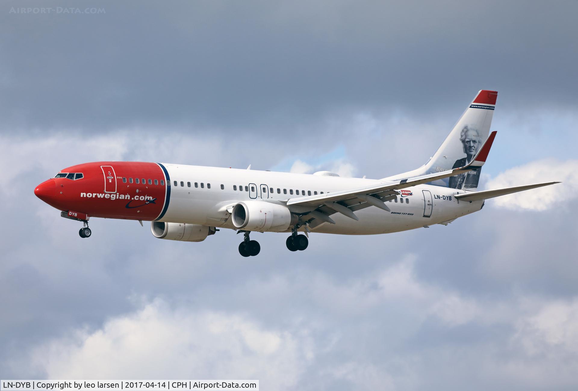 LN-DYB, 2009 Boeing 737-8JP C/N 39163, Copenhagen 14.4.2017