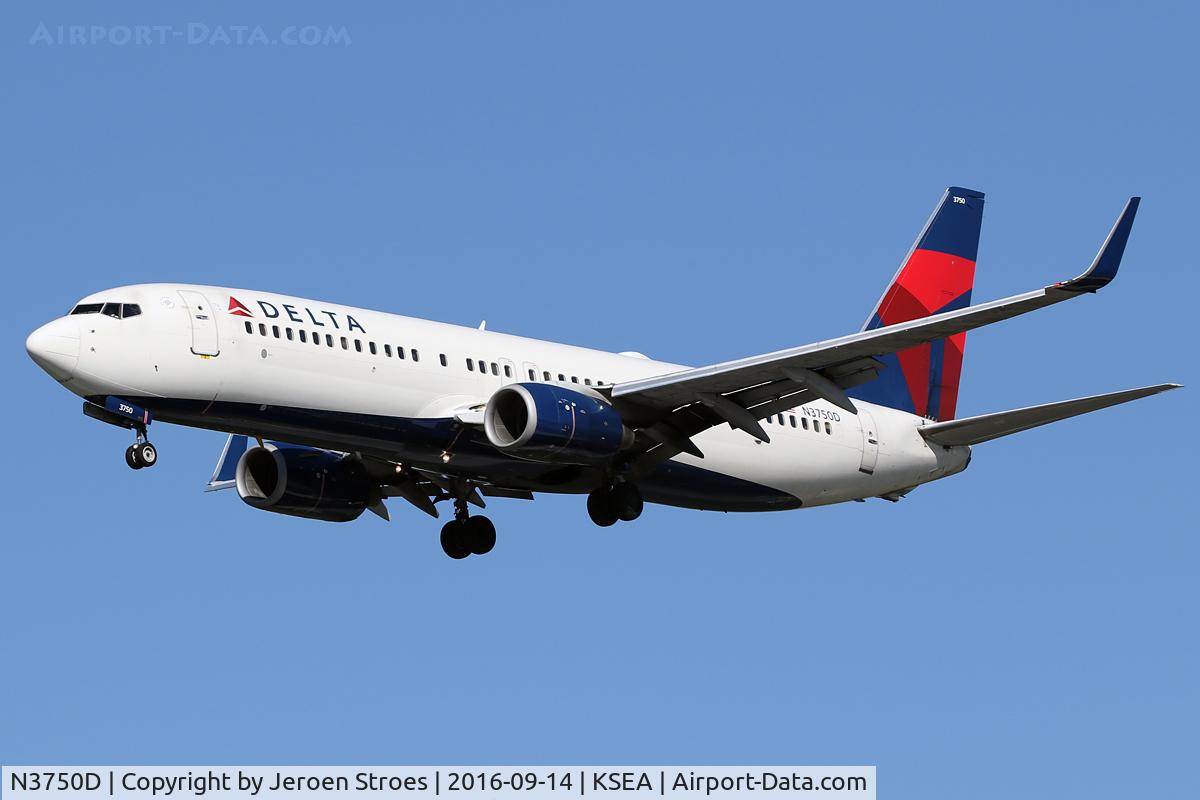 N3750D, 2001 Boeing 737-832 C/N 32375, SEATTLE