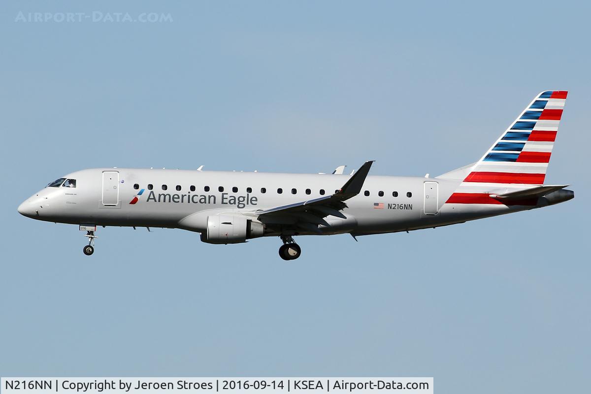 N216NN, 2015 Embraer 175LR (ERJ-170-200LR) C/N 17000513, SEATTLE
