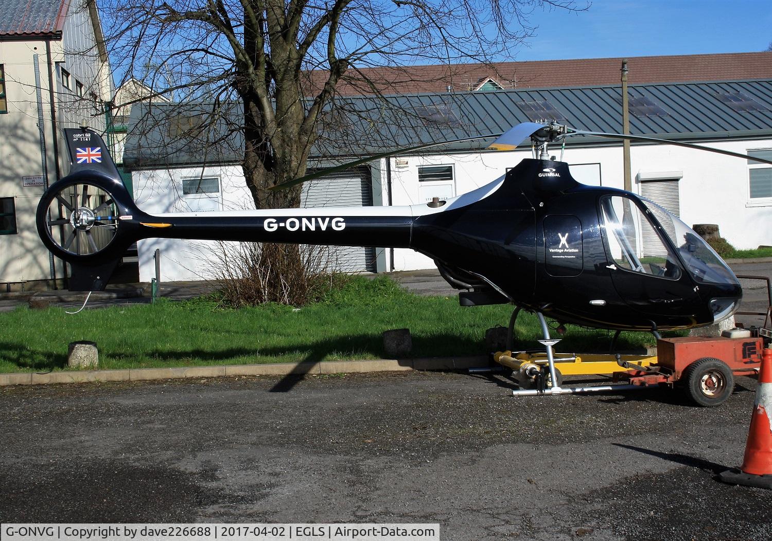 G-ONVG, 2016 Guimbal Cabri G2 C/N 1141, G ONVG at Old Sarum