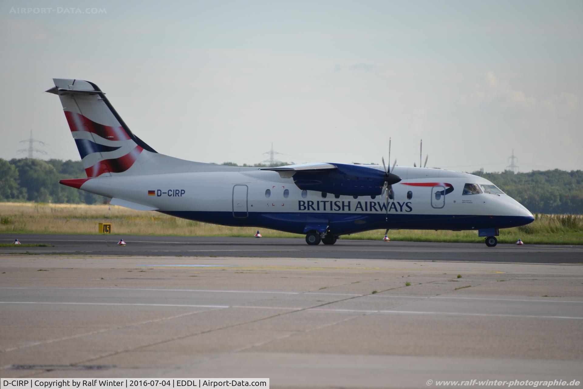 D-CIRP, 1993 Dornier 328-100 C/N 3006, Dornier Do 328-110 - MHV MGS Aviation for British Airways - 3006 - D-CIRP - 04.07.2016 - DUS