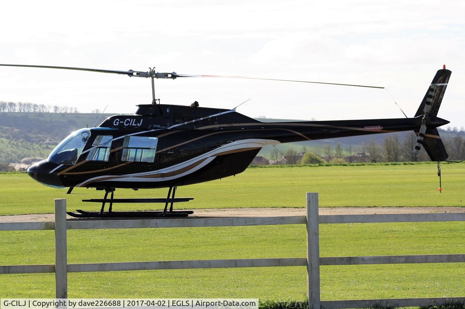 G-CILJ, 1973 Bell 206B JetRanger III C/N 1153, G CILJ at Old Sarum