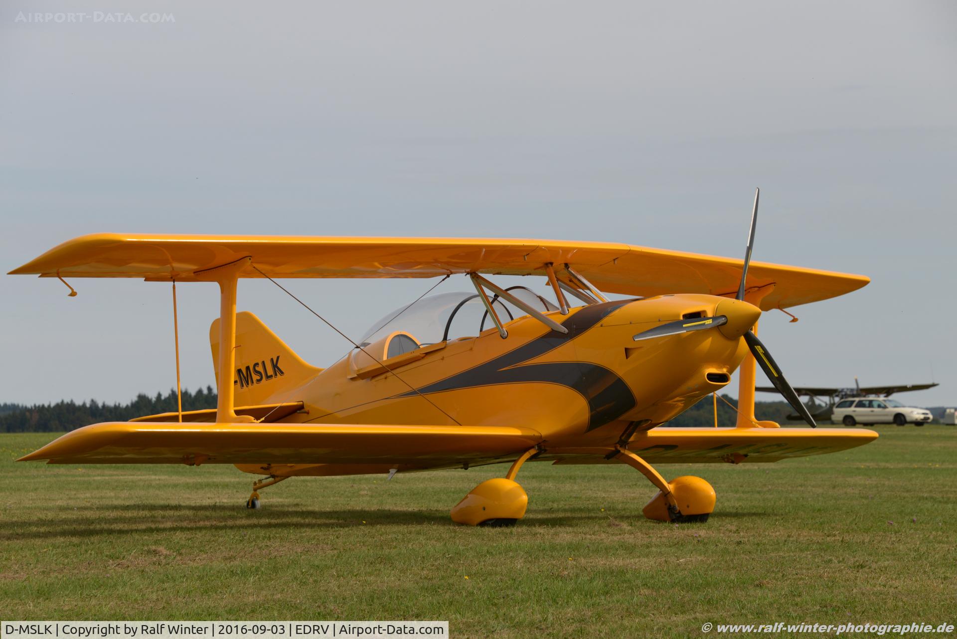 D-MSLK, 1999 B&F Funk FK-12 Comet C/N 012-021, FK Lightplanes FK-12 Comet - Private - 012-021 - D-MSLK - 03.09.2016 - EDRV
