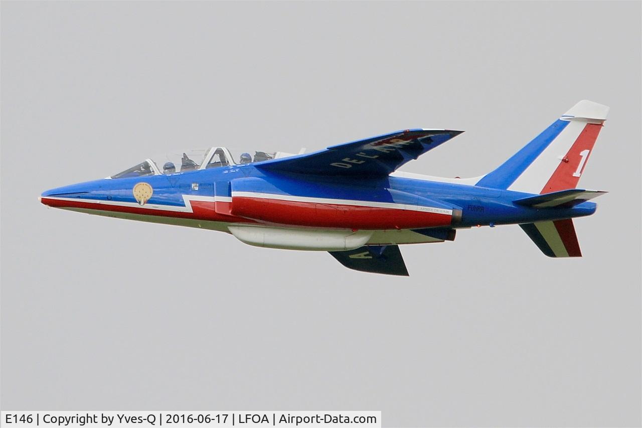 E146, Dassault-Dornier Alpha Jet E C/N E146, Dassault-Dornier Alpha Jet E (F-UHRR), Leader of Patrouille de France 2016, Avord Air Base 702 (LFOA) Open day 2016