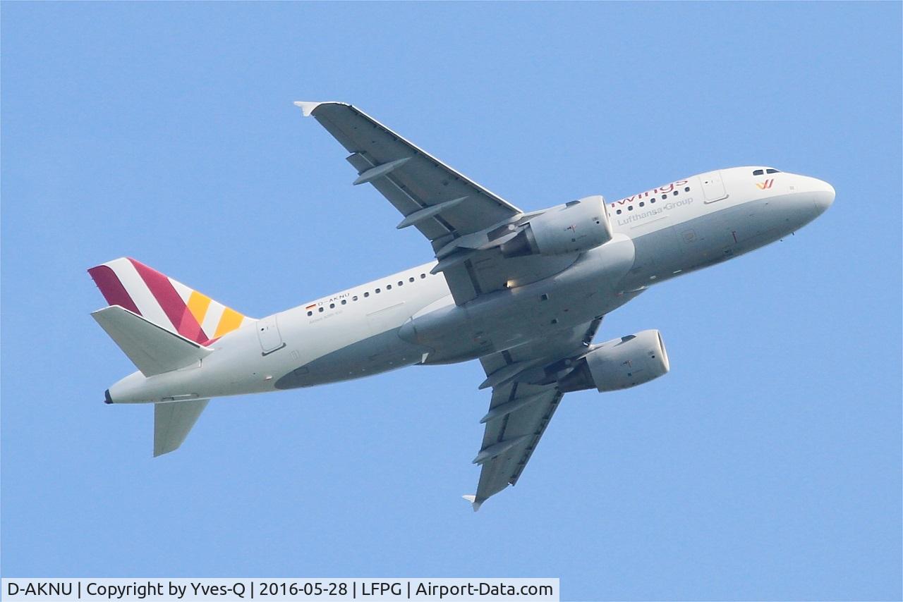 D-AKNU, 2005 Airbus A319-112 C/N 2628, Airbus A319-112, Take off rwy 06R, Roissy Charles De Gaulle airport (LFPG-CDG)