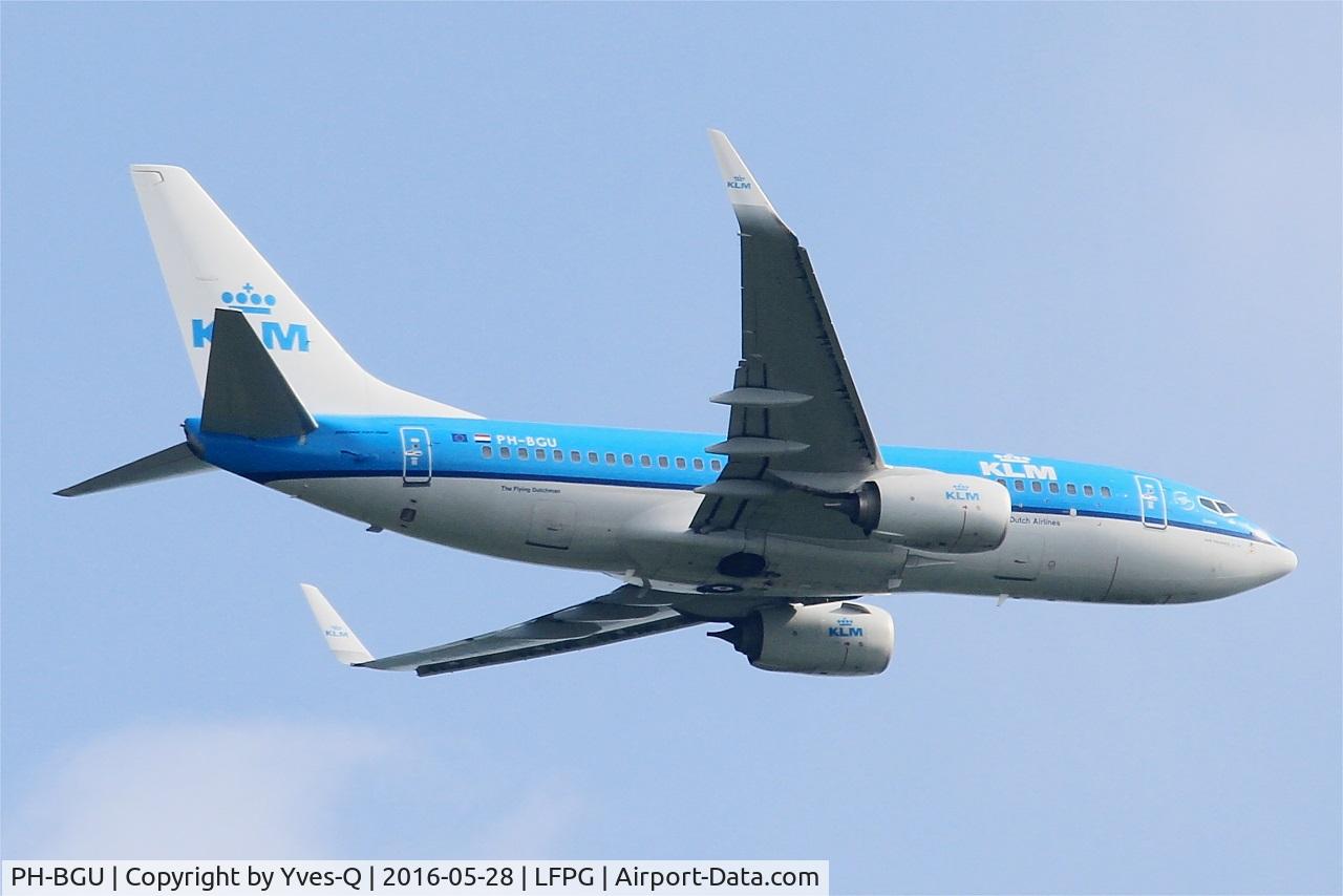 PH-BGU, 2011 Boeing 737-7K2 C/N 39257, Boeing 737-7K2, Take off rwy 06R, Roissy Charles De Gaulle airport (LFPG-CDG)