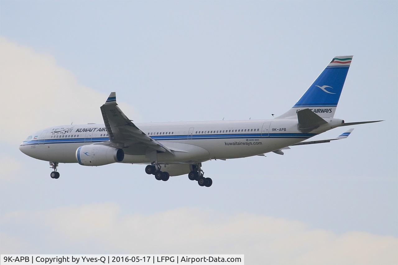 9K-APB, 2015 Airbus A330-243 C/N 1643, Airbus A330-243, Short approach rwy 27R, Paris-Roissy Charles De Gaulle airport (LFPG-CDG)
