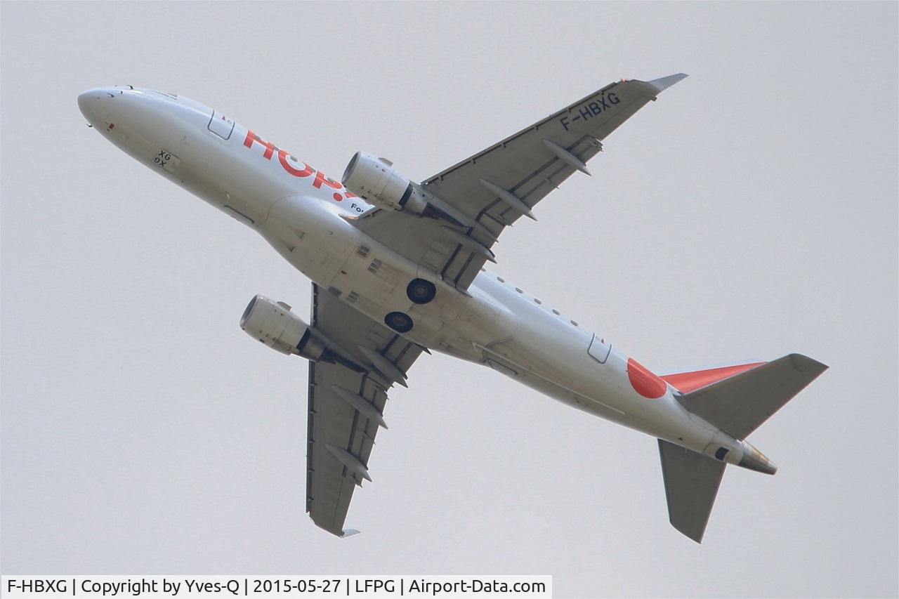F-HBXG, 2009 Embraer 170ST (ERJ-170-100ST) C/N 17000301, Embraer 170ST, Take off rwy 27L, Roissy Charles De Gaulle airport (LFPG-CDG)
