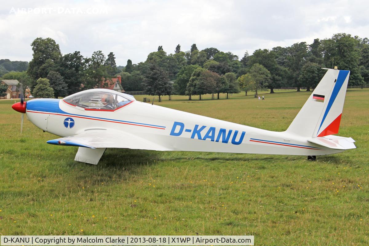 D-KANU, Schleicher ASK-16 C/N 16023, Schleicher ASK-16 at The De Havilland Moth Club's 28th International Moth Rally at Woburn Abbey. August 18th 2013.