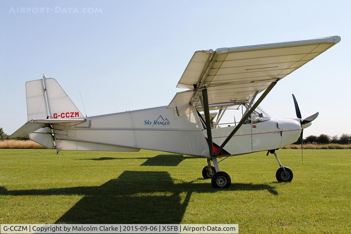 G-CCZM, 2004 Skyranger 912S(1) C/N BMAA/HB/372, Skyranger 912S(1) AT Fishburn Airfield UK. September 6th 2015.