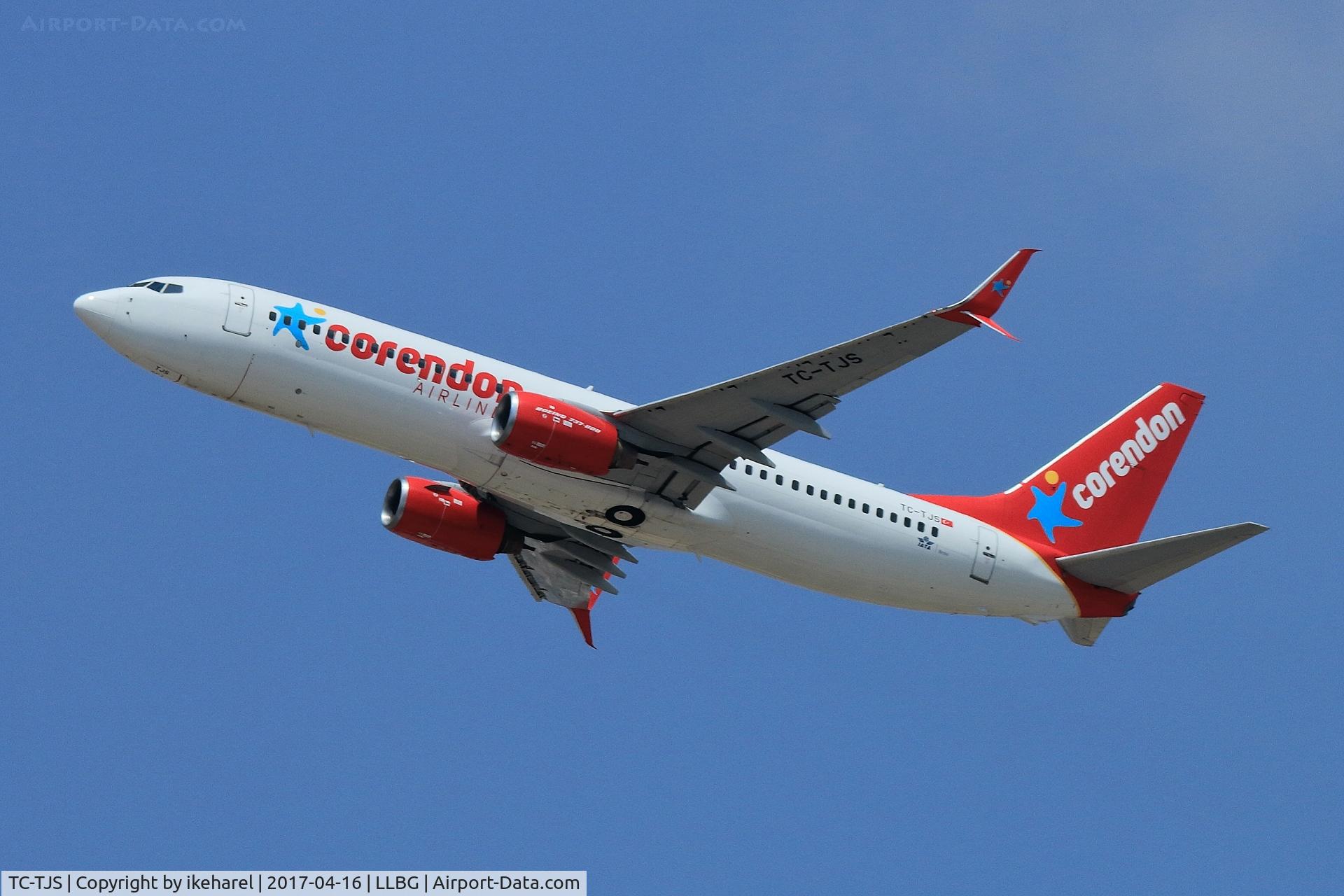 TC-TJS, 2006 Boeing 737-81B C/N 34252, Flight to Antalya , Turkey, after T/O from runway 26.