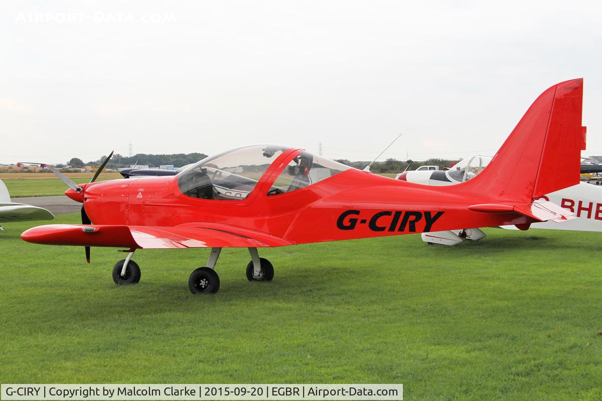 G-CIRY, 2015 Evektor EV-97 Eurostar SL C/N 2015-4222, Evektor Aerotechnik EV-97 Eurostar SL at Breighton Airfield's Helicopter Fly-In. September 20th 2015.