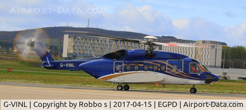 G-VINL, 2013 Sikorsky S-92A C/N 920226, G-VINL Sikorsky S-92A at Aberdeen Dyce Airport.