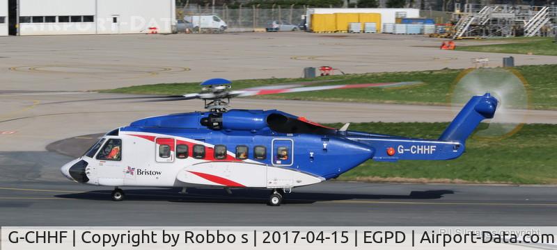 G-CHHF, 2011 Sikorsky S-92A C/N 920158, G-CHHF Sikorsky S-92A at Aberdeen Dyce Airport.