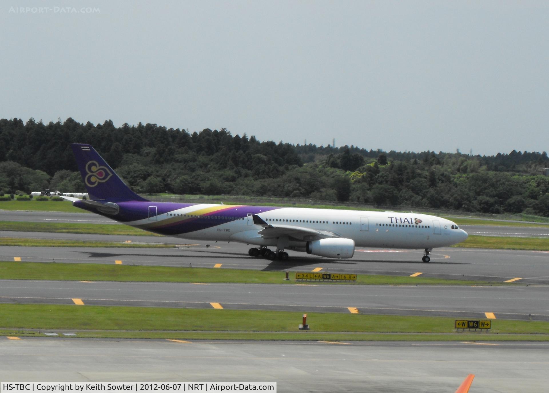 HS-TBC, 2012 Airbus A330-343 C/N 1289, Taxying for departure
