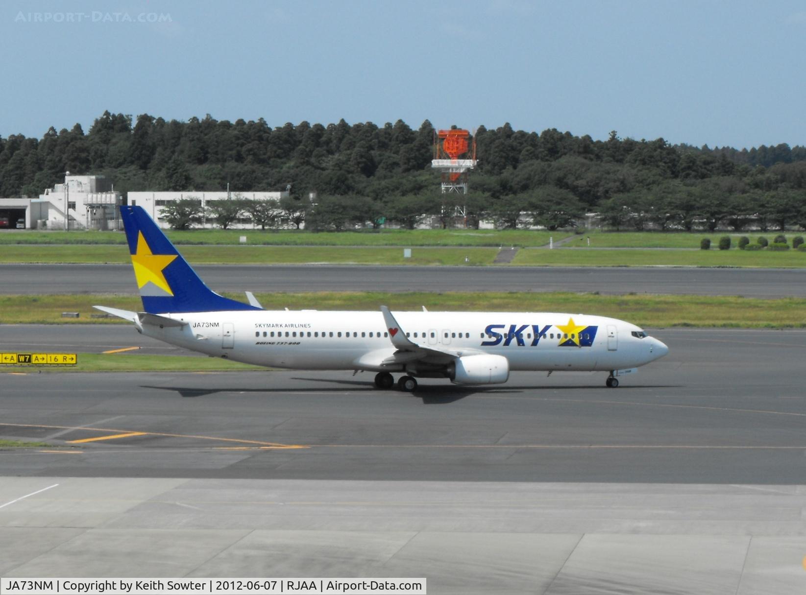 JA73NM, 2012 Boeing 737-81D C/N 39421, Taxying for departure