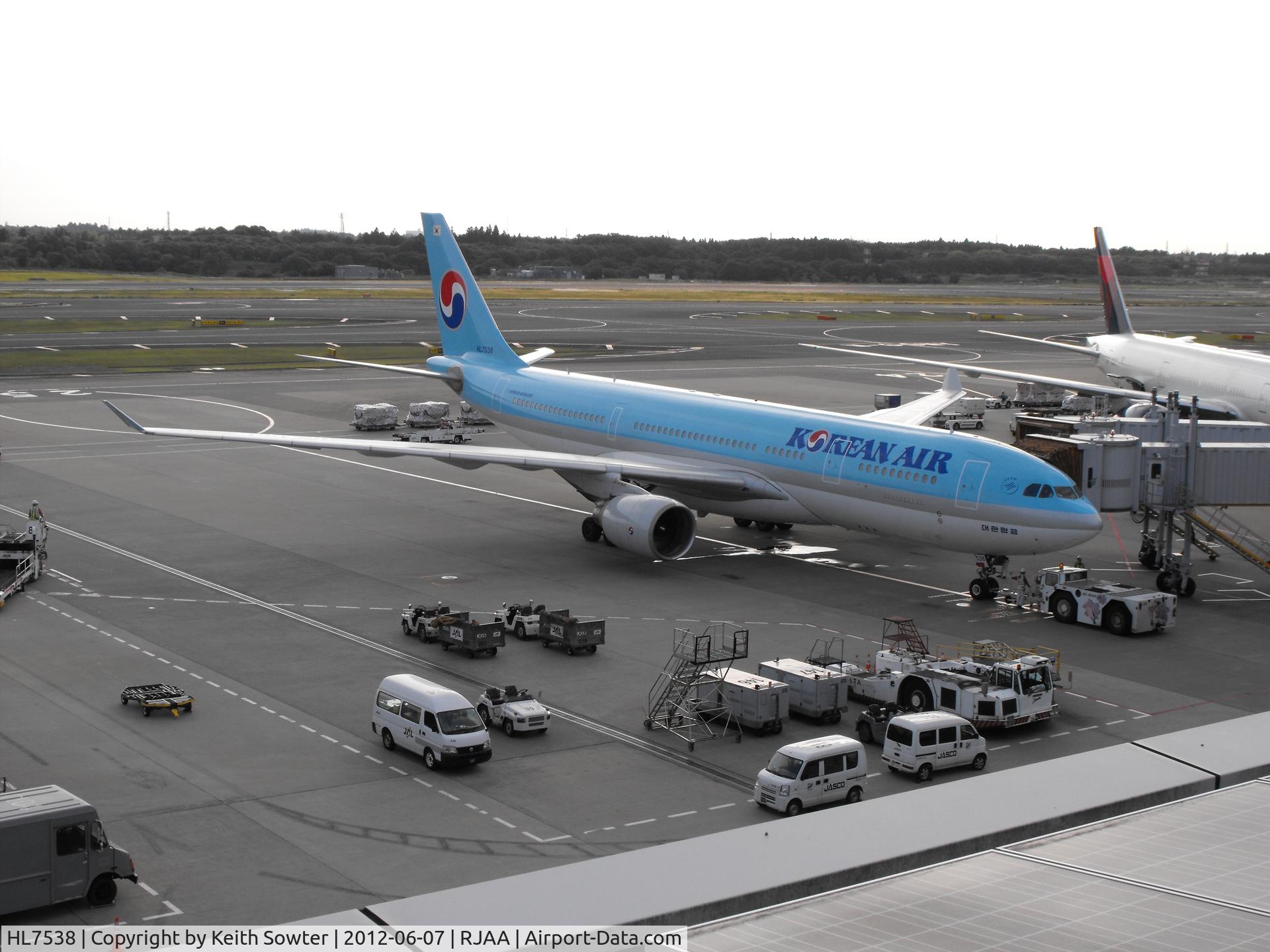HL7538, 1998 Airbus A330-223 C/N 222, Ready for pushback
