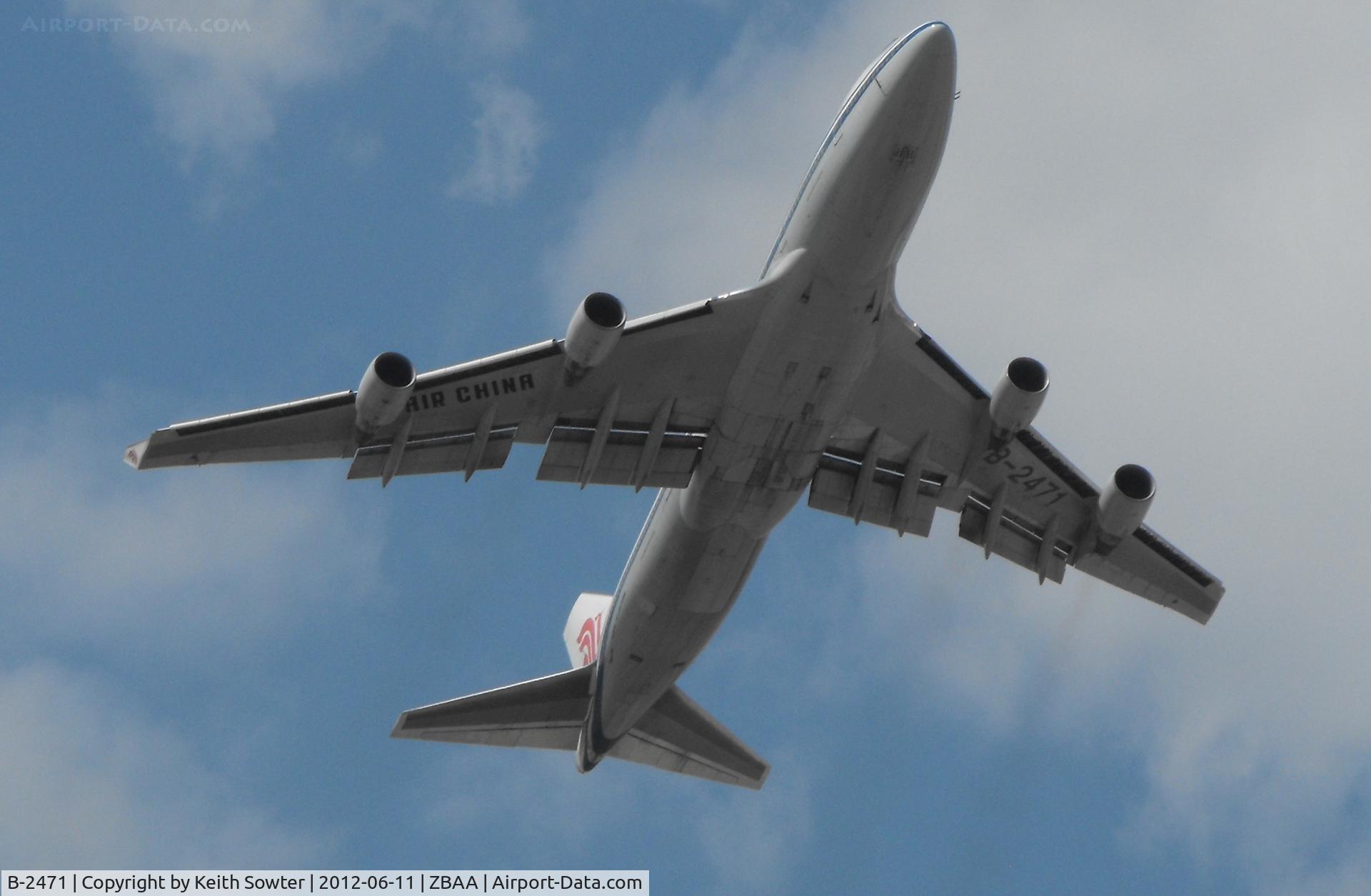 B-2471, 1999 Boeing 747-4J6 C/N 29071, Climbing away