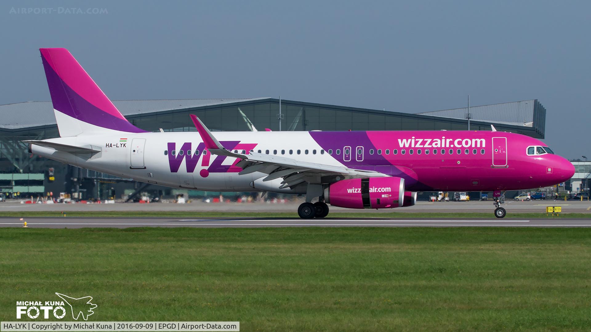 HA-LYK, 2014 Airbus A320-232 C/N 6394, Lech Walesa Airport Gdansk, Poland
