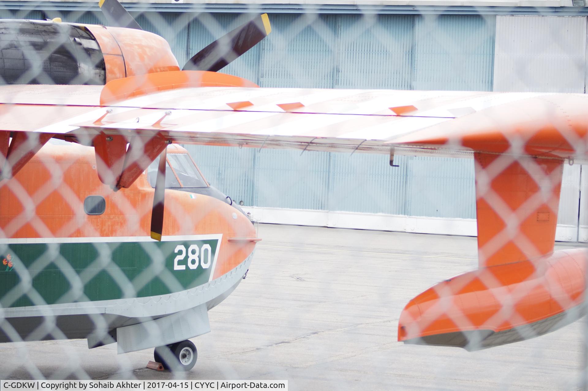 C-GDKW, 1987 Canadair CL-215-V (CL-215-1A10) C/N 1095, 1987 canadair CL-215 at YYC Calgary International Airport