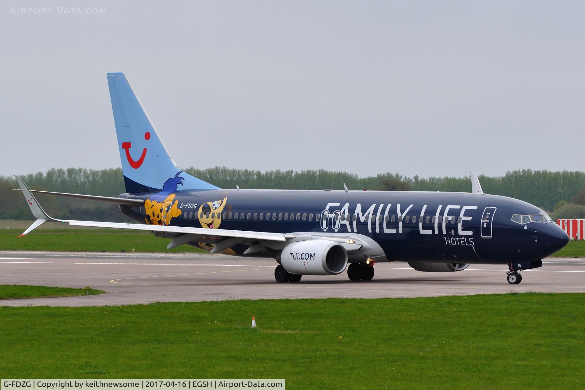 G-FDZG, 2008 Boeing 737-8K5 C/N 35139, Return Visitor.