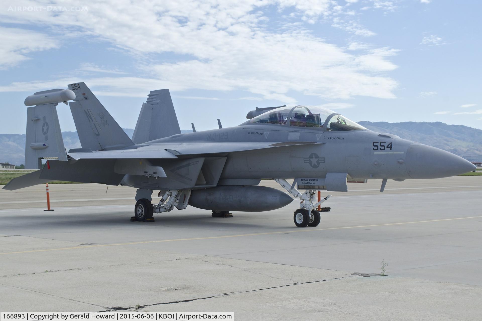 166893, Boeing EA-18G Growler C/N G-5, VAQ-129  “Vikings”, NAS Whidbey Island, WA.