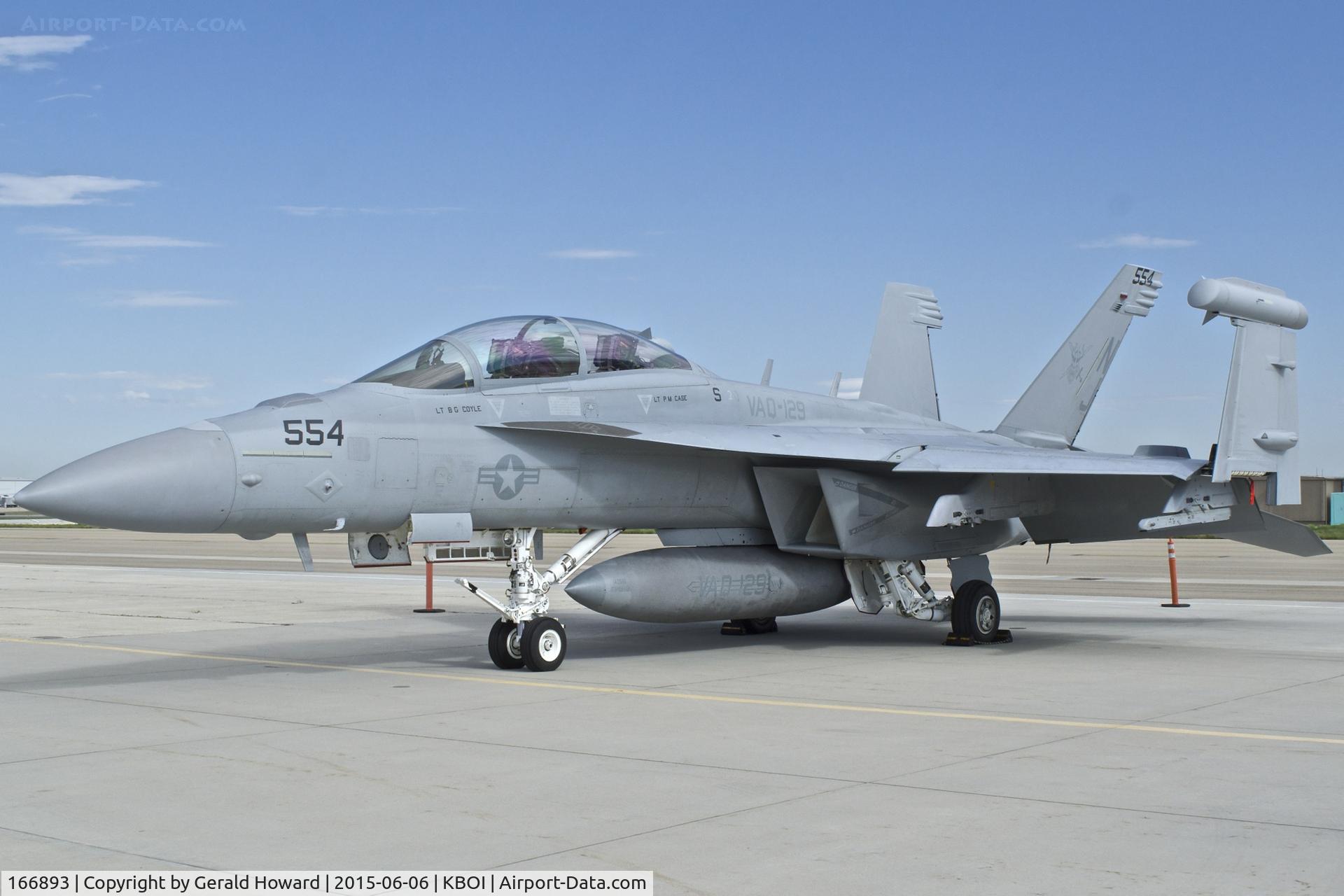 166893, Boeing EA-18G Growler C/N G-5, VAQ-129  “Vikings”, NAS Whidbey Island, WA.