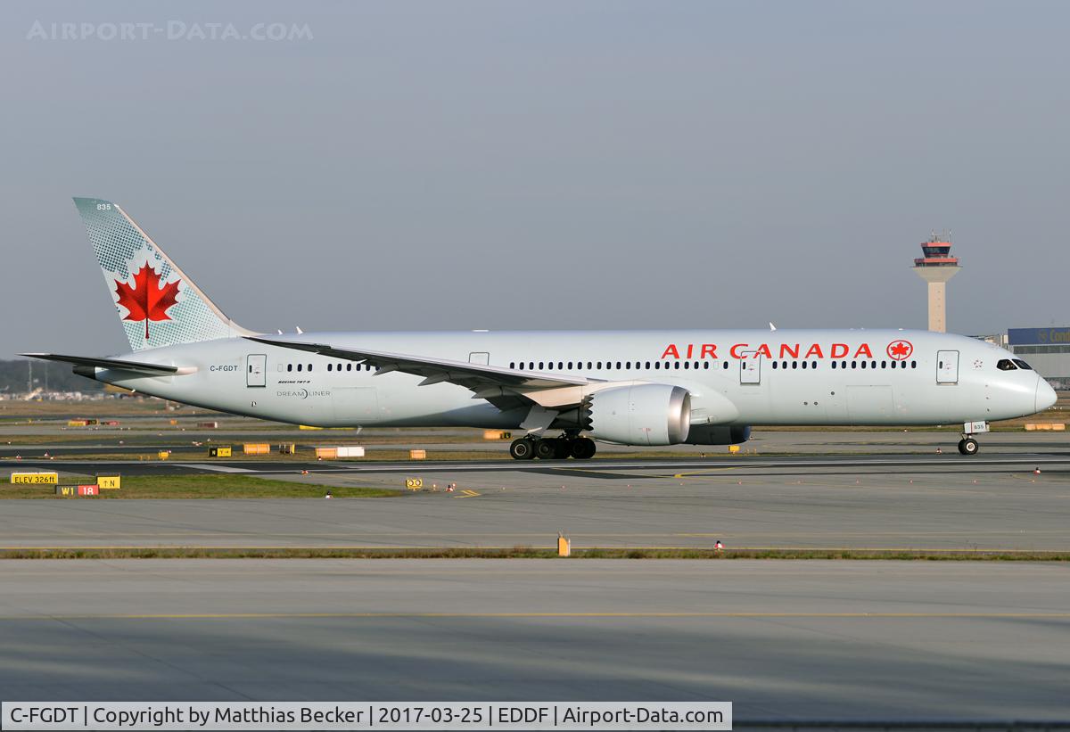 C-FGDT, 2016 Boeing 787-9 Dreamliner Dreamliner C/N 37171, C-FGDT
