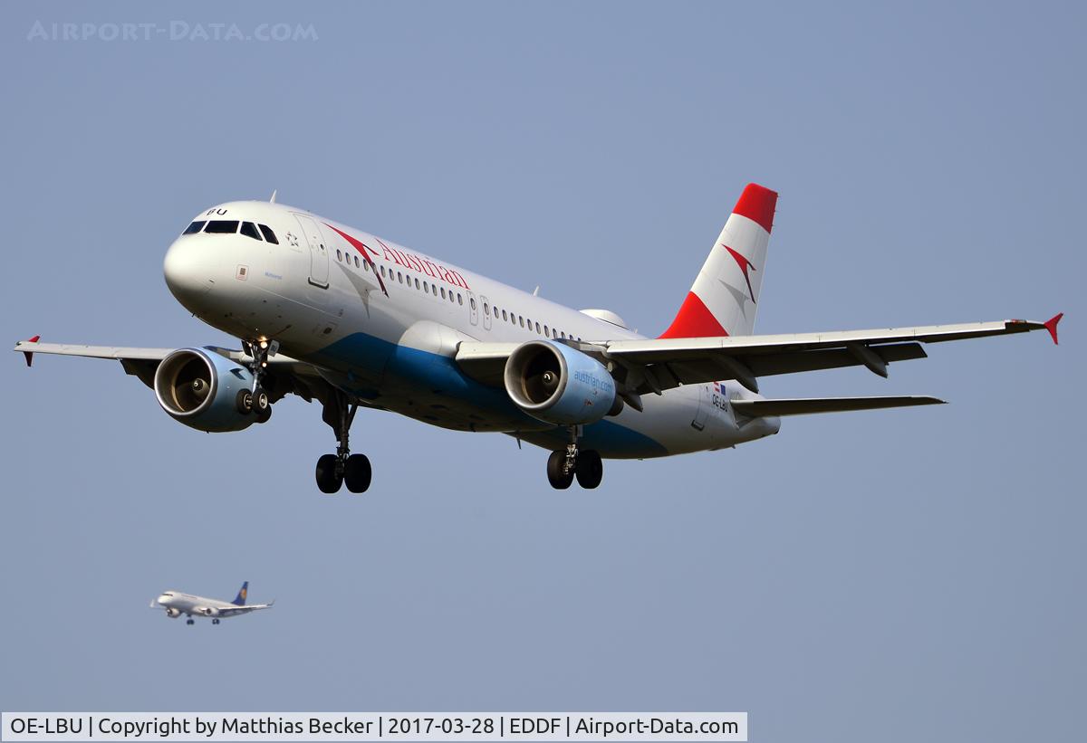 OE-LBU, 2001 Airbus A320-214 C/N 1478, OE-LBU