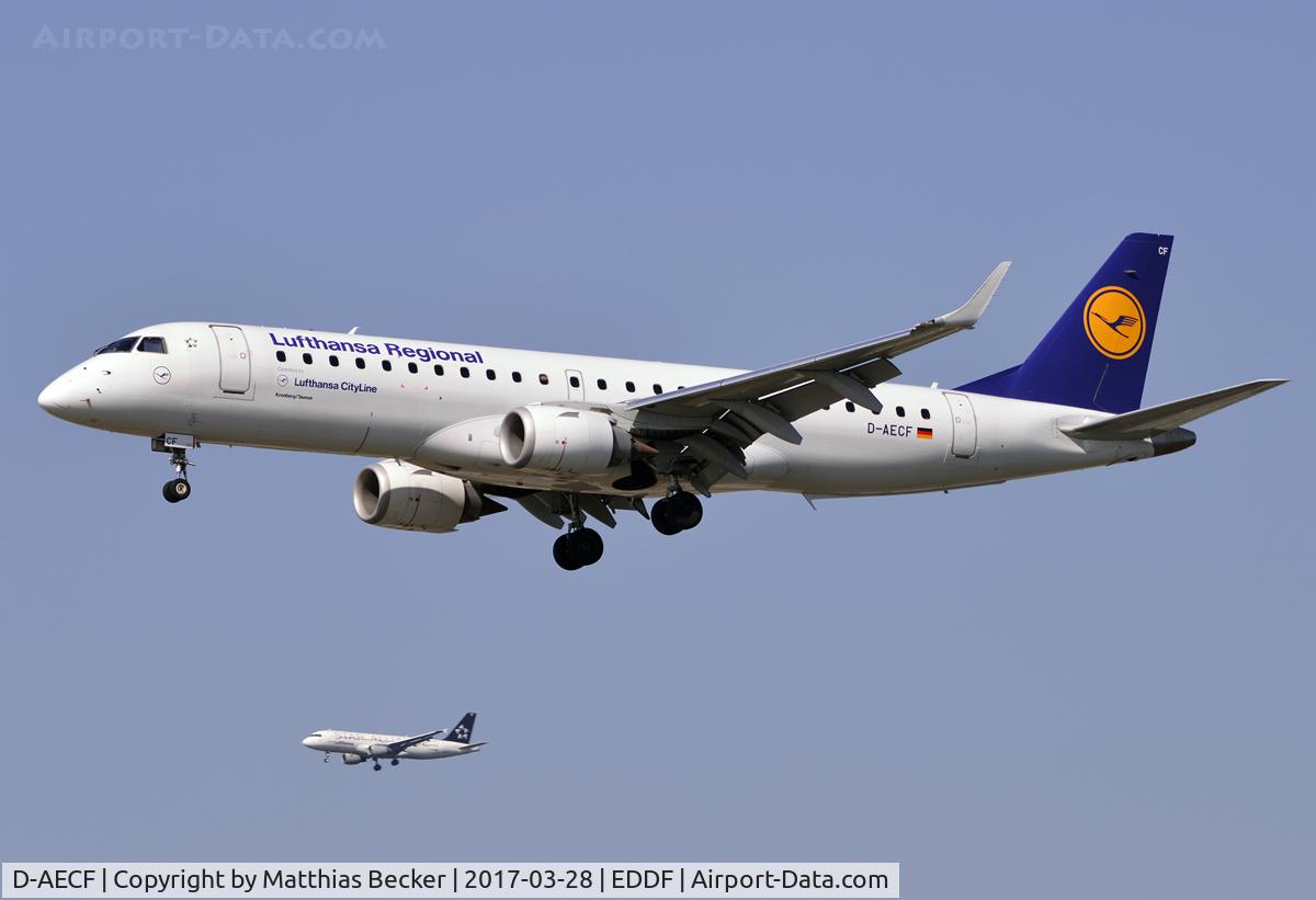 D-AECF, 2010 Embraer 190LR (ERJ-190-100LR) C/N 19000359, D-AECF