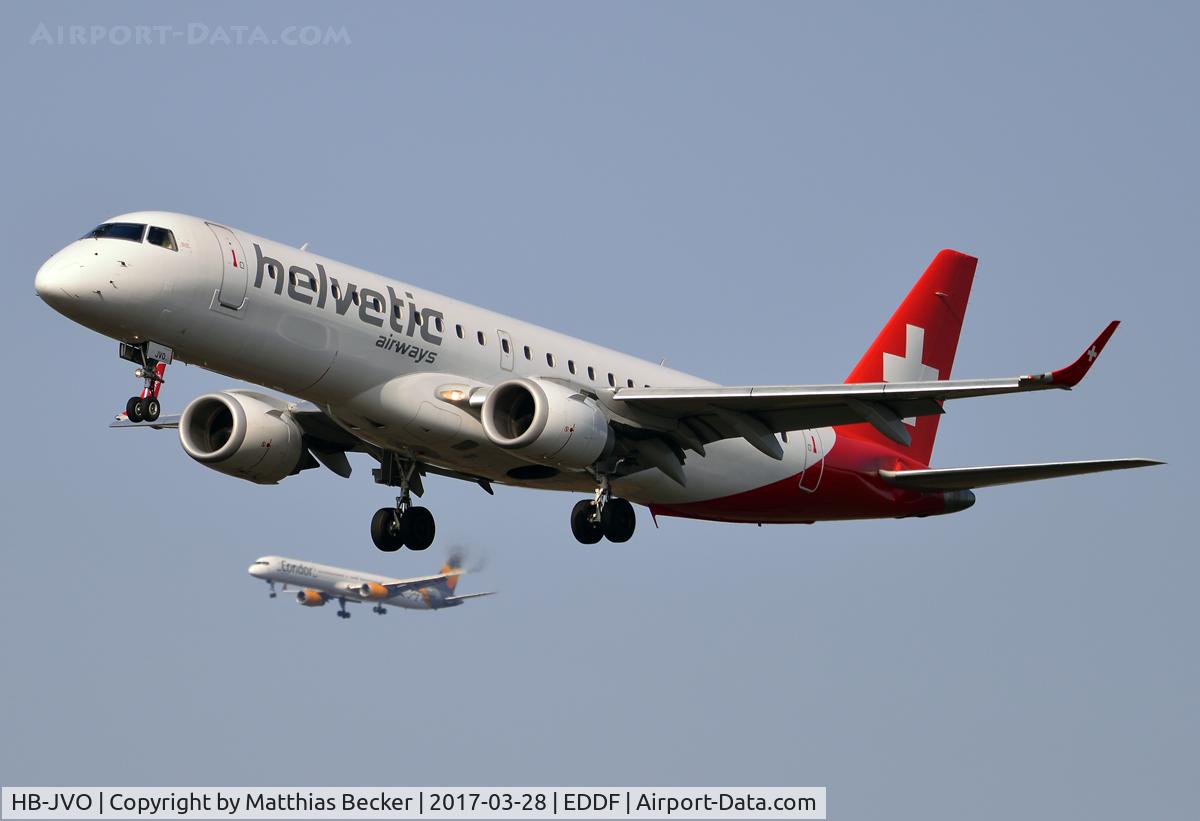 HB-JVO, 2009 Embraer 190LR (ERJ-190-100LR) C/N 19000294, HB-JVO