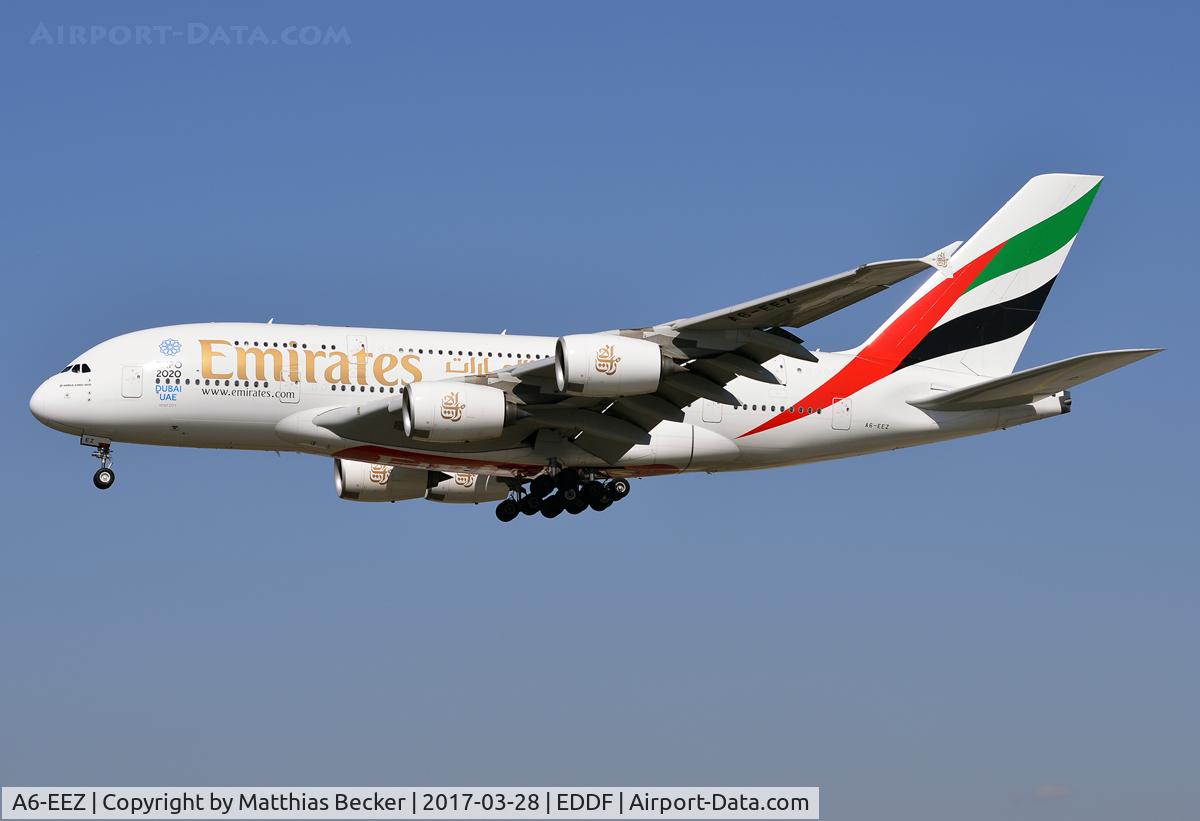 A6-EEZ, 2014 Airbus A380-861 C/N 158, A6-EEZ