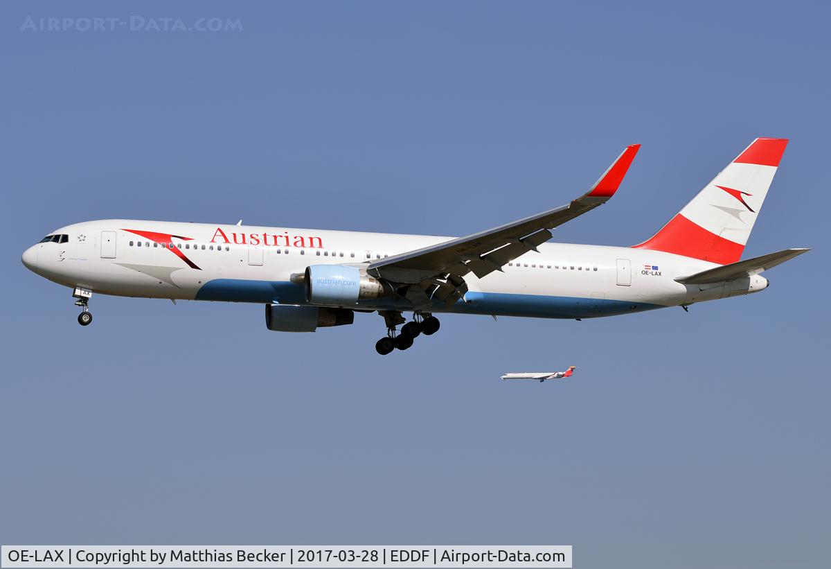 OE-LAX, 1992 Boeing 767-3Z9/ER C/N 27095, OE-LAX