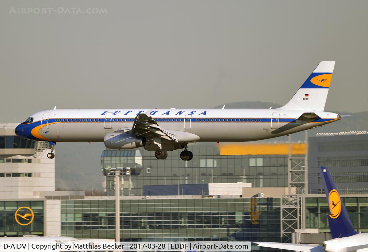 D-AIDV, 2012 Airbus A321-231 C/N 5413, D-AIDV
