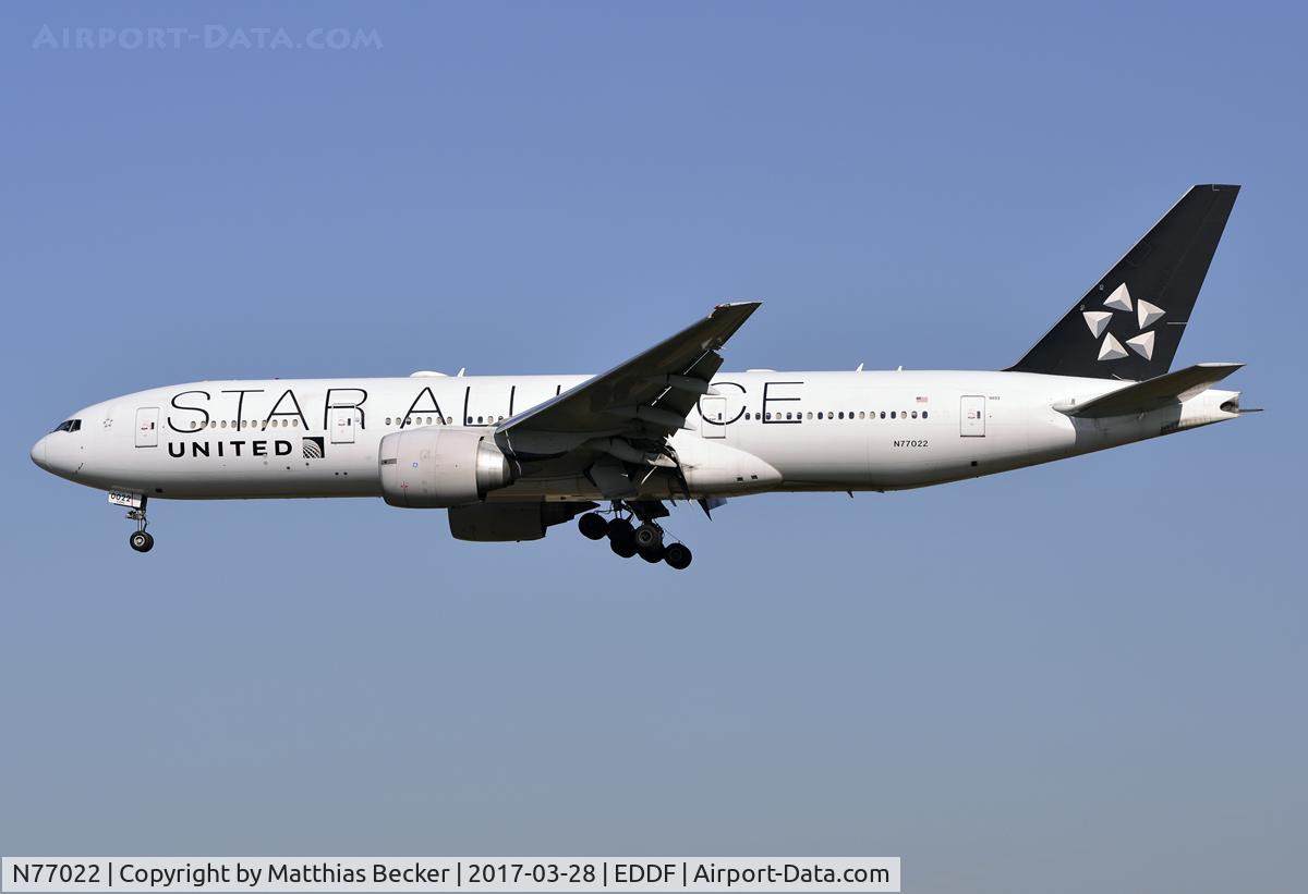 N77022, 2010 Boeing 777-224 C/N 39777, N77022