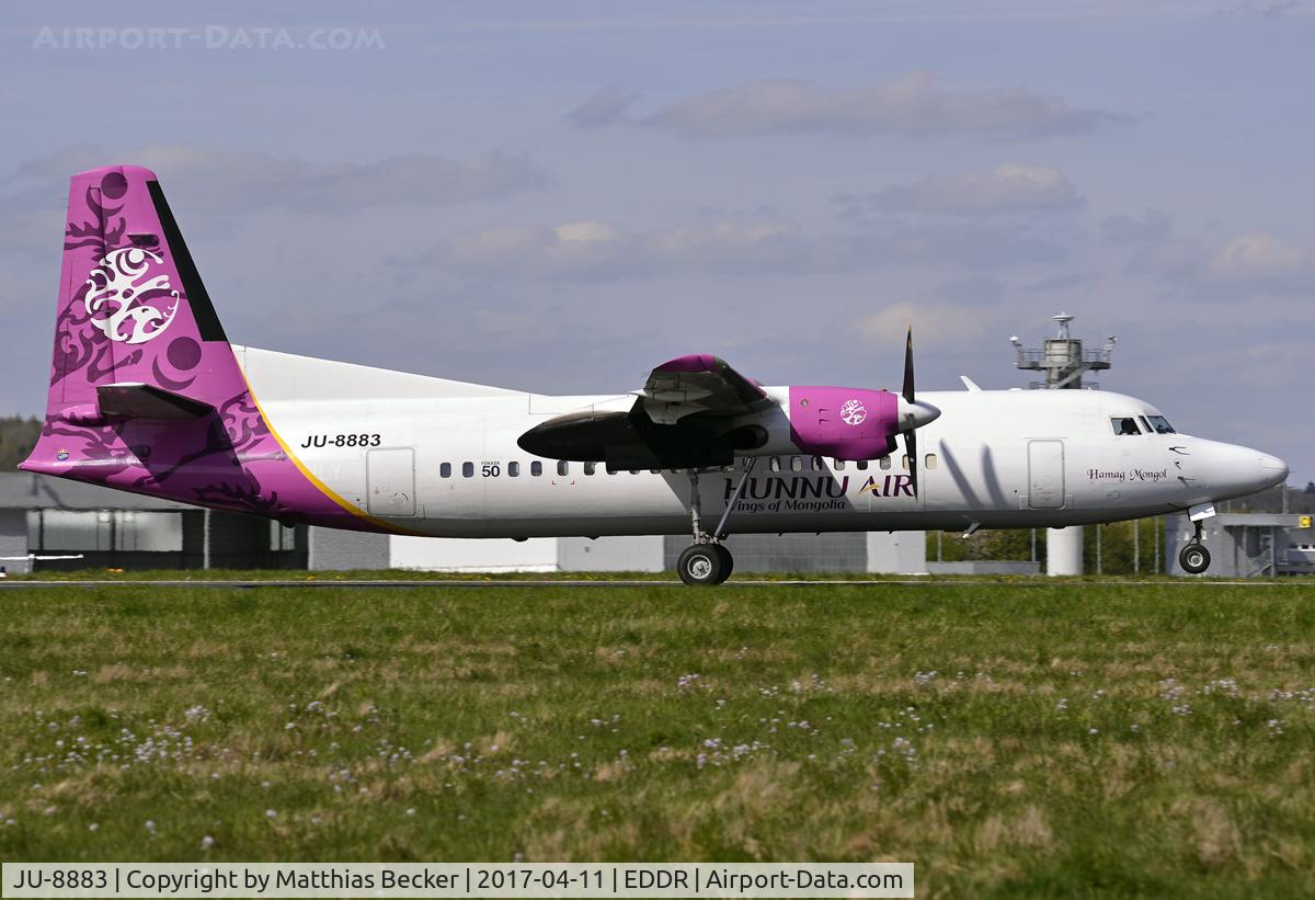 JU-8883, 1990 Fokker 50 C/N 20181, JU-8883